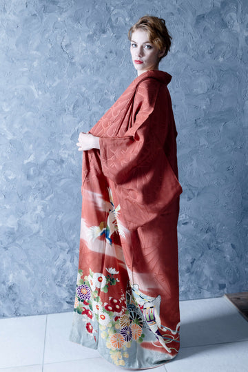 Vintage Kimono Restored gosyo 1920s