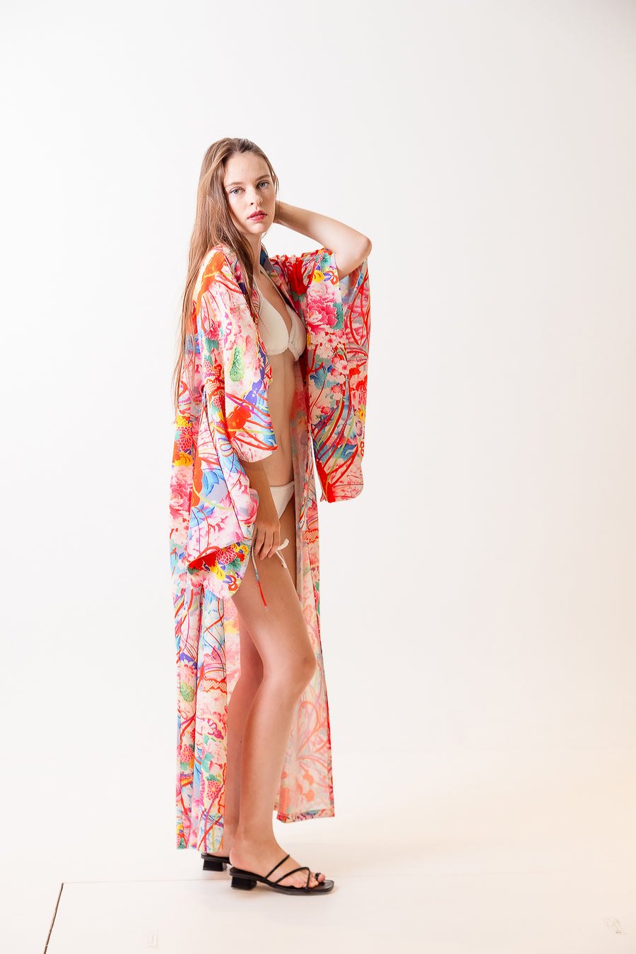 Shiny Kimono Robe